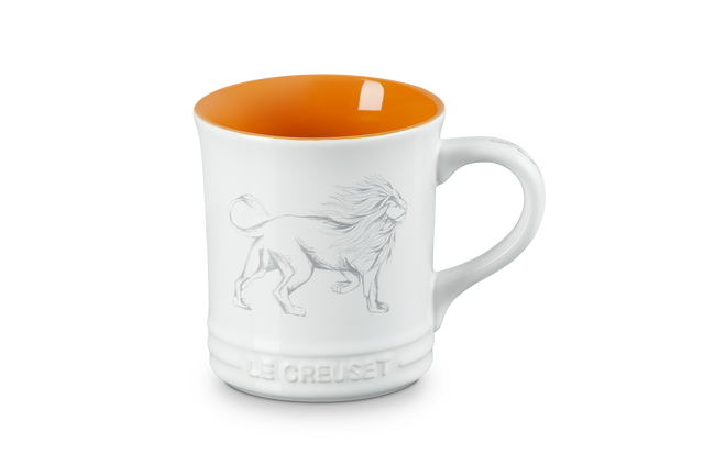 Le Creuset Stoneware Seattle Mug Leo 400ml White image number 1