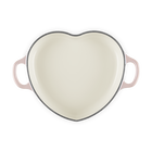 Le Creuset Cast Iron Classic Shallow Heart Casserole with Light Gold Heart Knob 20cm image number 6