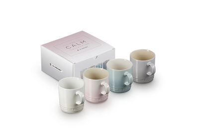 Le Creuset Stoneware Stoneware Calm Set of 4 Mugs