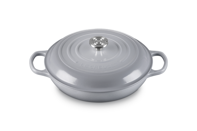 Le Creuset Cast Iron Signature Shallow Casserole 30cm Ch&acirc;teauCh&acirc;teau image number 2