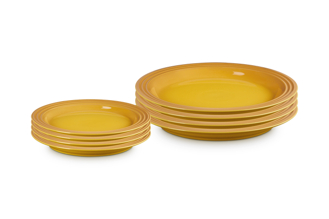 Le Creuset Stoneware Vancouver 8-piece Dinnerware Set NectarNectar image number 1