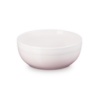 Stoneware Coupe Serving BowlShell Pink image number 1