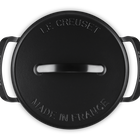 Le Creuset Cast Iron Alpine Outdoor Shallow Casserole 28cm Matte Black image number 5