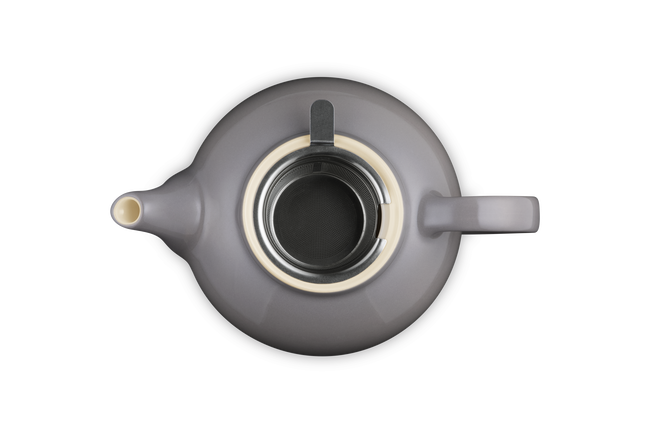 Le Creuset Stoneware Teapot with Stainless Steel Infuser 1.3L FlintFlint image number 4