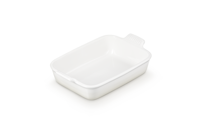 Le Creuset Stoneware Rectangular Dish Heritage 26cm MeringueMeringue image number 8