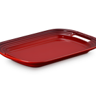 Stoneware BBQ PlatterCerise image number 5