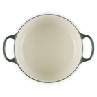 Le Creuset Signature Cast Iron Round Cocotte L'Etoile Relief 24cm For&ecirc;tFor&ecirc;t image number 4
