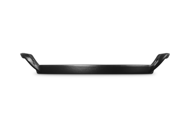Le Creuset Cast Iron Alpine Outdoor Pizza Pan 35cm Matte Black image number 3