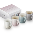 Stoneware Calm Set of 4 Cappuccino Mugs image number 1