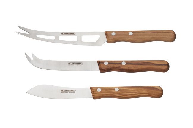 Le Creuset Set of 3 Cheese Knives image number 1