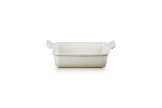 Le Creuset Stoneware Rectangular Dish Heritage 19cm MeringueMeringue image number 1