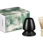 Le Creuset Serenity Matcha Whisk with Stand Matte BlackMatte Black image number 1