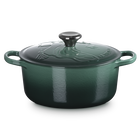 Le Creuset Wicked Elphaba Embossed Signature Round Casserole 24cm image number 2