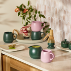 Le Creuset Serenity Stoneware Coupe Mug Set of 4 For&ecirc;t & Sugar PinkFor&ecirc;t & Sugar Pink image number 2