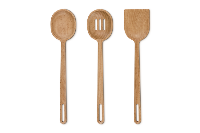 Le Creuset Signature Beech Wood Serving Set of 3 image number 1