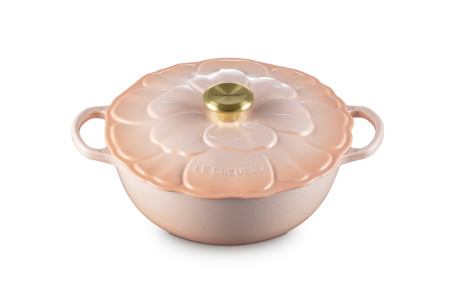 Le Creuset Cast Iron Signature Petal Soup Pot 26cm PecheP&ecirc;che image number 2