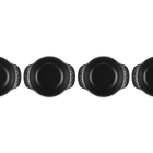 Le Creuset Cast Iron Classic Gourmet Set of 4 Mini-Cocotte 11cm Matte Black image number 5