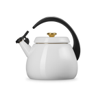 Le Creuset Cloche Kettle with Gold Knob 2.1L WhiteWhite image number 4