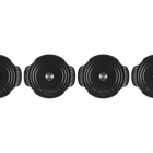 Le Creuset Cast Iron Classic Gourmet Set of 4 Mini-Braiser 13cm Matte Black image number 5