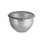 Le Creuset Stainless Steel Mixing Bowl with Glass Lid 23cm image number 1