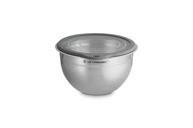 Le Creuset Stainless Steel Mixing Bowl with Glass Lid 23cm image number 1