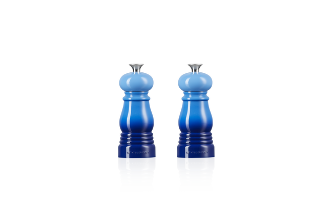 Le Creuset Mini Salt & Pepper Mill Set 11cm Azure BlueAzure Blue image number 11