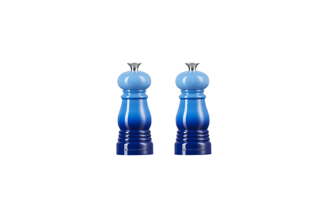 Le Creuset Mini Salt & Pepper Mill Set 11cm Azure BlueAzure Blue image number 7