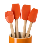 Le Creuset Stoneware Signature 5-Piece Utensil Set FlameFlame image number 3