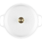 Le Creuset Signature Cast Iron Shallow Casserole L'Etoile Relief 30cm CottonCotton image number 5