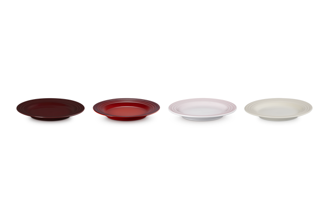Stoneware Petits Fours Set of 4 Appetiser Plates image number 3