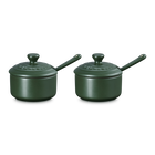 Le Creuset Serenity Stoneware Set of 2 Condiment Pots For&ecirc;tFor&ecirc;t image number 3