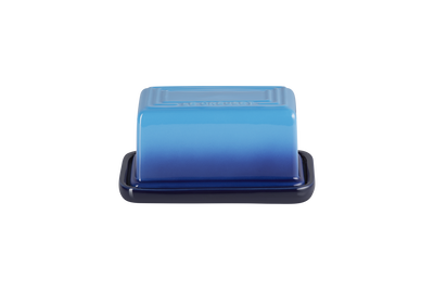 Le Creuset Stoneware Large Butter Dish Azure Blue