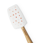 Le Creuset Silicone Craft Medium Spatula Hearts Decal White image number 3