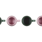 Le Creuset Serenity Stoneware Coupe Mug Set of 4 For&ecirc;t & Sugar PinkFor&ecirc;t & Sugar Pink image number 6