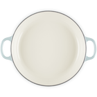 Le Creuset Cast Iron Signature Petal Shallow Casserole 26cm Sea SaltSea Salt image number 5