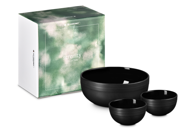 Le Creuset Serenity Stoneware Serving Bowls Set of 3 image number 2