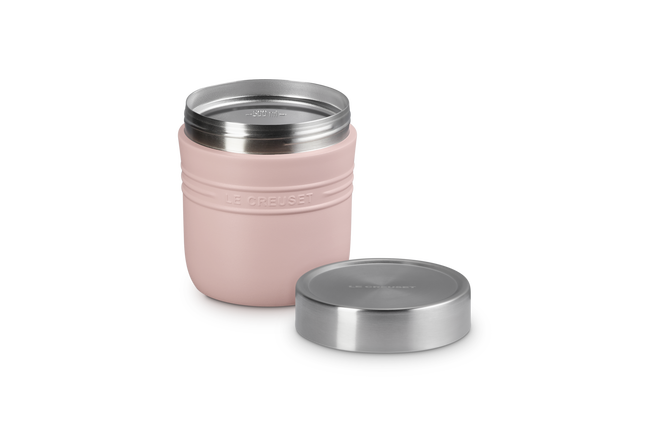 Le Creuset On The Go Food Flask 500ml Shell PinkShell Pink image number 1
