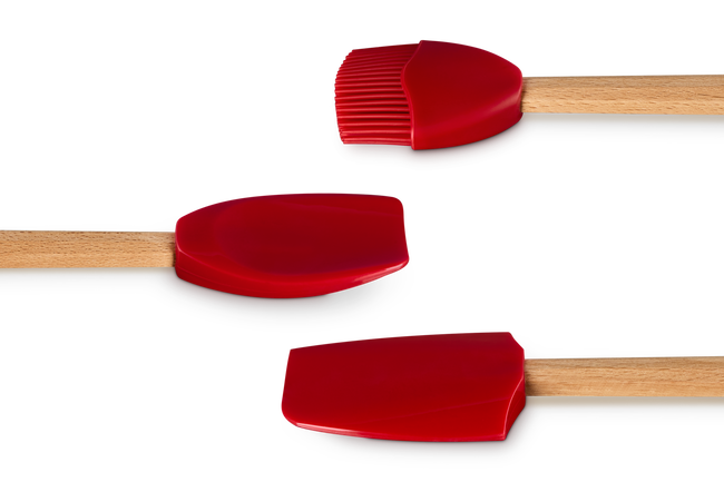 Le Creuset Signature Silicone 3-Piece Utensil Set image number 2