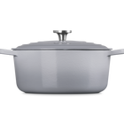 Le Creuset Cast Iron Signature Round Casserole 28cm Ch&acirc;teauCh&acirc;teau image number 3