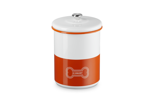 Le Creuset Pet Treat Jar 4L OrangeOrange image number 1