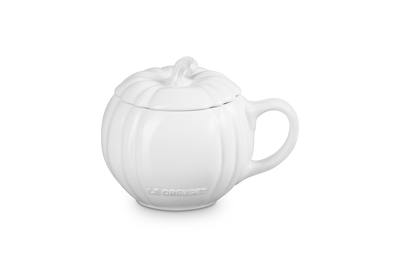 Le Creuset Stoneware Pumpkin Mug 400ml White
