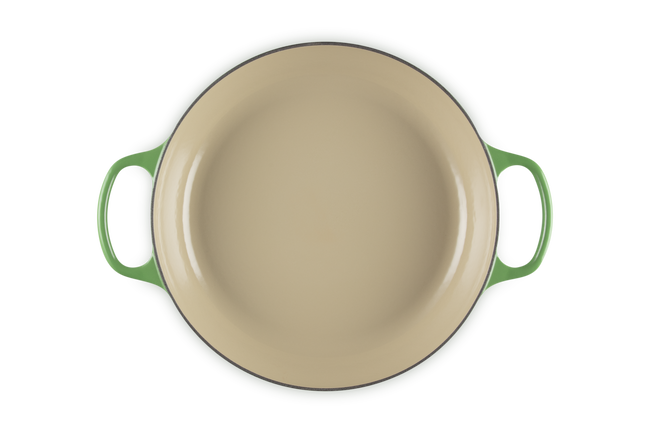 Le Creuset Cast Iron Signature Shallow Casserole 30cm Bamboo GreenBamboo image number 4