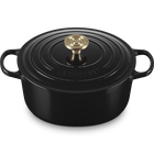 Le Creuset Cast Iron Signature Round Casserole 26cm OnyxOnyx image number 2