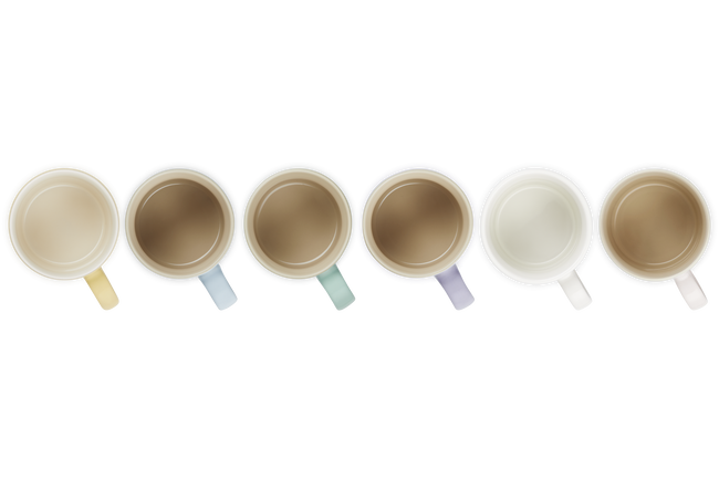 Le Creuset Stoneware Sorbet Set of 6 London Mugs 350ml image number 6
