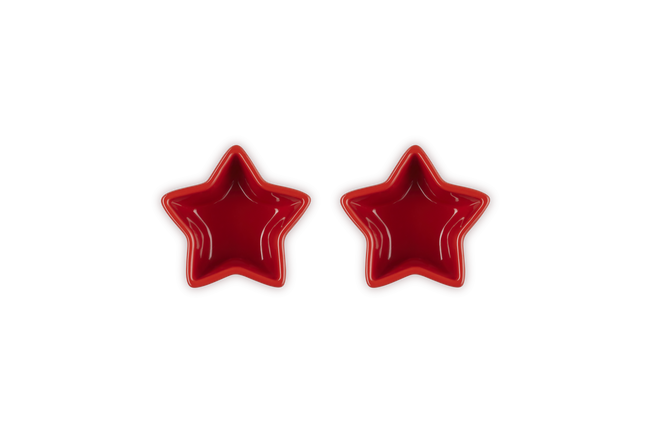 Set of 2 Star Ramekins Cerise image number 4