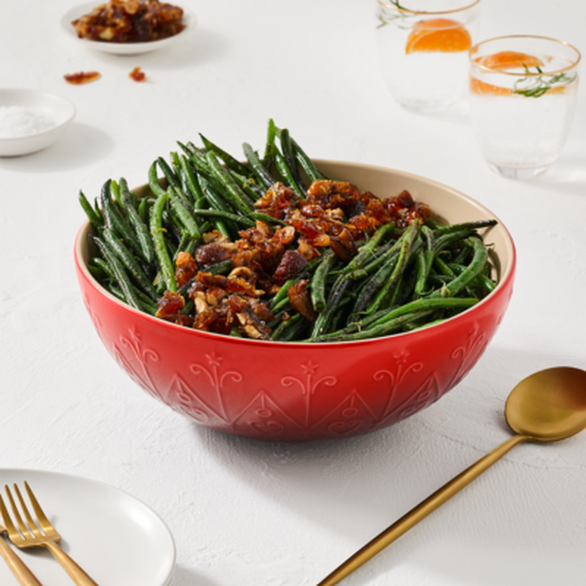 Le Creuset Stoneware Multi Bowl 3L L'Etoile Relief CeriseCerise image number 5