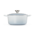 Le Creuset Cast Iron Signature Round Casserole 18cm Coastal BlueCoastal Blue image number 3