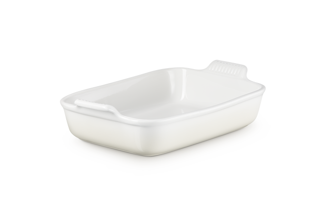 Le Creuset Stoneware Rectangular Dish Heritage 32cm MeringueMeringue image number 2