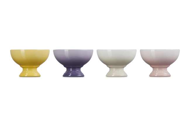 Stoneware Sorbet Set of 4 Ice Cream Bowls image number 6