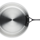 3-ply Stainless Steel Uncoated Frying Pan with Helper Handle 32cm image number 4